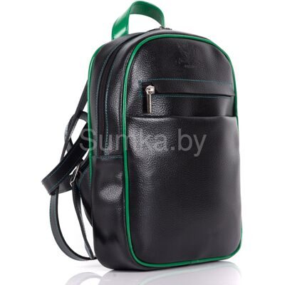 Рюкзак женский Versado 189 черный/зеленый
